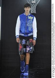 Milan Men s Fashion Week Spring Summer 2017 Milan Fashion Week, Spring Summer 2017. Philipp Plein Fashionshow. Pictured: Model  RiccardoxGiordanoxFotosicki