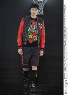 Milan Men s Fashion Week Spring Summer 2017 Milan Fashion Week, Spring Summer 2017. Philipp Plein Fashionshow. Pictured: Model  RiccardoxGiordanoxFotosicki