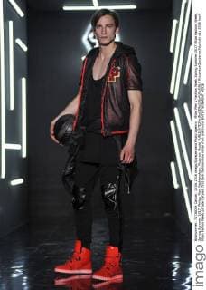 Milan Men s Fashion Week Spring Summer 2017 Milan Fashion Week, Spring Summer 2017. Philipp Plein Fashionshow. Pictured: Model  RiccardoxGiordanoxFotosicki