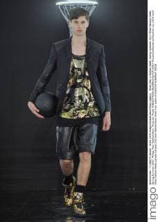 Milan Men s Fashion Week Spring Summer 2017 Milan Fashion Week, Spring Summer 2017. Philipp Plein Fashionshow. Pictured: Model  RiccardoxGiordanoxFotosicki