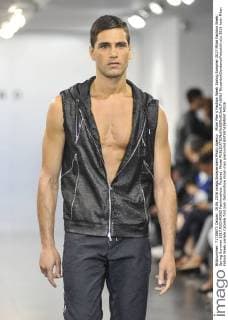 Milan Men s Fashion Week Spring Summer 2017 Milan Fashion Week, Spring Summer 2017.RICHMOND Fashionshow. Pictured: Model  RiccardoxGiordanoxFotosicki