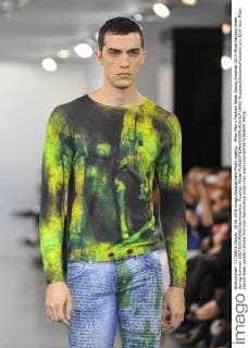 Milan Men s Fashion Week Spring Summer 2017 Milan Fashion Week, Spring Summer 2017.RICHMOND Fashionshow. Pictured: Model  RiccardoxGiordanoxFotosicki