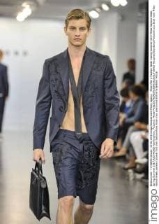 Milan Men s Fashion Week Spring Summer 2017 Milan Fashion Week, Spring Summer 2017.RICHMOND Fashionshow. Pictured: Model  RiccardoxGiordanoxFotosicki