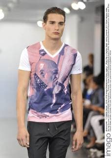 Milan Men s Fashion Week Spring Summer 2017 Milan Fashion Week, Spring Summer 2017.RICHMOND Fashionshow. Pictured: Model  RiccardoxGiordanoxFotosicki