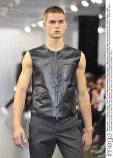 Milan Men s Fashion Week Spring Summer 2017 Milan Fashion Week, Spring Summer 2017.RICHMOND Fashionshow. Pictured: Model  RiccardoxGiordanoxFotosicki