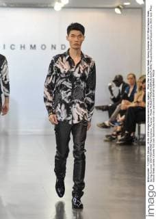 Milan Men s Fashion Week Spring Summer 2017 Milan Fashion Week, Spring Summer 2017.RICHMOND Fashionshow. Pictured: Model  RiccardoxGiordanoxFotosicki