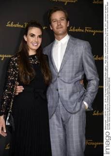 Milan Man s Fashion Week Spring Summer 2017. Salvatore Ferragamo Arrivals Pictured Armie Hammer Elizabeth Chamber  SimonaxChioccia