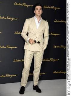 Milan Man s Fashion Week Spring Summer 2017. Salvatore Ferragamo Arrivals Pictured Eathan Peck  SimonaxChioccia