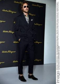 Milan Man s Fashion Week Spring Summer 2017. Salvatore Ferragamo Arrivals Pictured James Rousseau  SimonaxChioccia