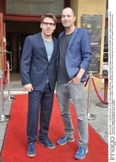 Berlin Premiere Treppe Aufwaerts Patrick Wolff, Hanno Koffler Ankunft zur Berlin Premiere Treppe Aufwaerts im Kino Babylon in Berlin Mitte, 19.06.2016