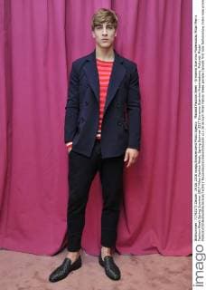 Mailand Fashion Week - Ermanno Scervino Modenschau Milan Men s Fashion Week Spring Summer 2017 Milan Fashion Week, Spring Summer 2017.Ermanno Scervino Presentations. Pictured: Model  RiccardoxGiordanoxFotosicki