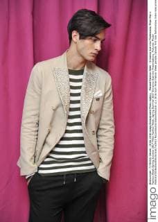 Mailand Fashion Week - Ermanno Scervino Modenschau Milan Men s Fashion Week Spring Summer 2017 Milan Fashion Week, Spring Summer 2017.Ermanno Scervino Presentations. Pictured: Model  RiccardoxGiordanoxFotosicki