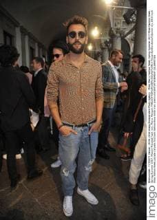 Milan Men s Fashion Week Spring Summer 2017 Milan Fashion Week, Spring Summer 2017. Missoni Pictured front row: Marco Mengoni  RiccardoxGiordanoxFotosicki