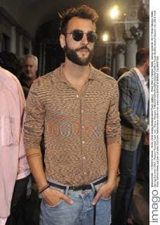 Milan Men s Fashion Week Spring Summer 2017 Milan Fashion Week, Spring Summer 2017. Missoni Pictured front row: Marco Mengoni  RiccardoxGiordanoxFotosicki