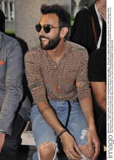 Milan Men s Fashion Week Spring Summer 2017 Milan Fashion Week, Spring Summer 2017. Missoni Pictured front row: Marco Mengoni  RiccardoxGiordanoxFotosicki