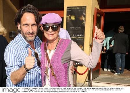 Falk Willy Wild und Barbara Engel bei der Treppe aufwärts Kino Premiere am 19.06.2016 in Berlin Treppe Aufwaerts Kinopremiere in Berlin, 2016 