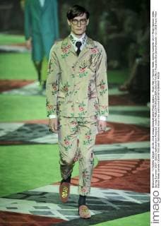 Milan Men s Fashion Week Spring Summer 2017 Milan Fashion Week, Spring Summer 2017. GUCCI fashionshow Pictured: model  RiccardoxGiordanoxFotosicki