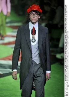 Milan Men s Fashion Week Spring Summer 2017 Milan Fashion Week, Spring Summer 2017. GUCCI fashionshow Pictured: model  RiccardoxGiordanoxFotosicki