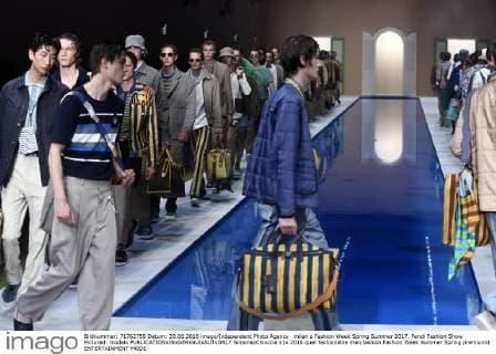 milan s Fashion Week Spring Summer 2017. Fendi Fashion Show Pictured: models  SimonaxChioccia