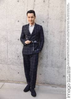milan s Fashion Week Spring Summer 2017. Emporio Armani Arrivals Pictured: Hu Ge  SimonaxChioccia