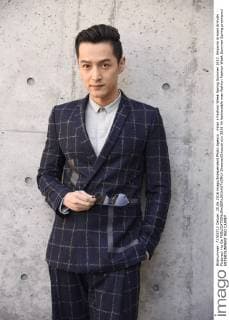 milan s Fashion Week Spring Summer 2017. Emporio Armani Arrivals Pictured: Hu Ge  SimonaxChioccia