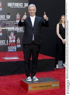 Roland Emmerich ROLAND EMMERICH HAND AND FOOTPRINT CEREMONY AT THE TCL CHINESE THEATER Hollywood Patrick Rideaux PicturePerfect