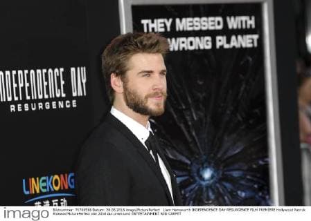 Liam Hemsworth INDEPENDENCE DAY RESURGENCE FILM PREMIERE Hollywood Patrick Rideaux PicturePerfect