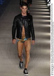 Milan Men s Fashion Week Spring Summer 2017 Milan Fashion Week, Spring Summer 2017. Dirk Bikkembergs fashion show. Pictured: model  RiccardoxGiordanoxFotosicki