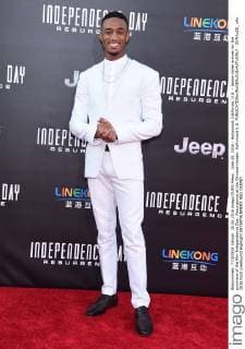 June 20, 2016 - Hollywood, California, U.S. - Jessie Usher arrives for the premiere of the film Independence Day: Resurgence at the Chinese theater. Hollywood U.S. - ZUMAo05_