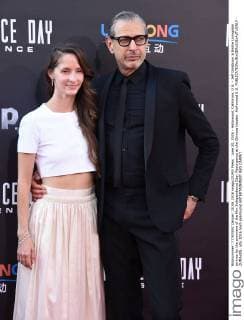 June 20, 2016 - Hollywood, California, U.S. - Jeff Goldblum & Emilie Livingston arrives for the premiere of the film Independence Day: Resurgence at the Chinese theater. Hollywood U.S. - ZUMAo05_