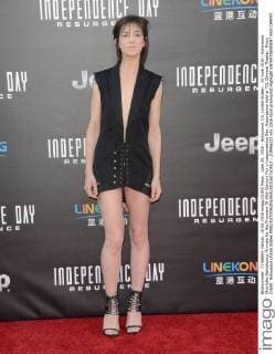 June 20, 2016 - Hollywood, CA, United States - 20 June 2016 - Hollywood. Charlotte Gainsbourg. Arrivals for the Premiere Of 20th Century Fox s Independence Day: Resurgence held at TCL Chinese Theater. Photo Credit: Hollywood United States - ZUMAa123