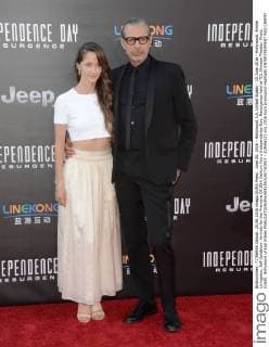 June 20, 2016 - Hollywood, CA, United States - 20 June 2016 - Hollywood. Emilie Livingston, Jeff Goldblum. Arrivals for the Premiere Of 20th Century Fox s Independence Day: Resurgence held at TCL Chinese Theater. Photo Credit: Hollywood United States - ZUMAa123