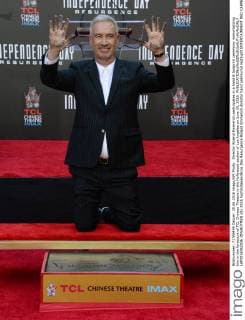 Director Roland Emmerich participates in a hand & footprint ceremony immortalizing him in the forecourt of TCL Chinese Theatre in the Hollywood section of Los Angeles on June 20, 2016.  LAP2016062036 JIMxRUYMEN