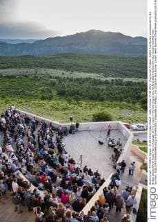 Hello Summer 21.06.2016., Dubrovnik, Croatia - Cellist Ana Rucner accompanied by the British pianist Oliver Poole held on Tuesday at five o clock in the morning on the hill Srdj above Dubrovnik held concert entitled Hello Summer.  GrgoxJelavic PIXSELL