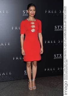 June 21, 2016 - Los Angeles, California, U.S. - Gugu Mbatha-Raw arrives for the premiere of the film Free State of Jones at the DGA theater. Los Angeles U.S. - ZUMAo05_