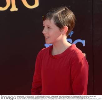 Cast member Ruby Barnhill attends the premiere of the motion picture fantasy BFG at the El Capitan Theatre in the Hollywood section of Los Angeles on June 21, 2016. Storyline: A girl named Sophie encounters the Big Friendly Giant who, despite his intimidating appearance, turns out to be a kindhearted soul who is considered an outcast by the other giants because, unlike them, he refuses to eat children.  LAP2016062137 JIMxRUYMEN