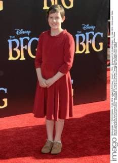 June 21, 2016 - Hollywood, CA, United States - 21 June 2016 - Hollywood. Ruby Barnhill. Arrivals for the Premiere Of Disney s The BFG held at El Capitan Theater. Photo Credit: Hollywood United States - ZUMAa123