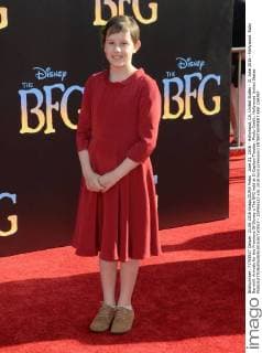 June 21, 2016 - Hollywood, CA, United States - 21 June 2016 - Hollywood. Ruby Barnhill. Arrivals for the Premiere Of Disney s The BFG held at El Capitan Theater. Photo Credit: Hollywood United States - ZUMAa123