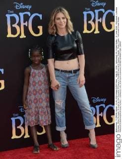 June 21, 2016 - Hollywood, CA, United States - 21 June 2016 - Hollywood. Lukensia Michaels, Jillian Michaels. Arrivals for the Premiere Of Disney s The BFG held at El Capitan Theater. Photo Credit: Hollywood United States - ZUMAa123