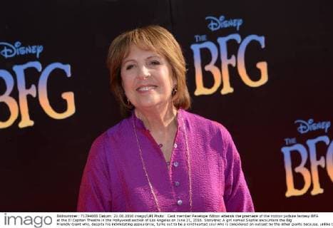 Cast member Penelope Wilton attends the premiere of the motion picture fantasy BFG at the El Capitan Theatre in the Hollywood section of Los Angeles on June 21, 2016. Storyline: A girl named Sophie encounters the Big Friendly Giant who, despite his intimidating appearance, turns out to be a kindhearted soul who is considered an outcast by the other giants because, unlike them, he refuses to eat children.  LAP2016062155 JIMxRUYMEN