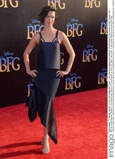 Cast member Rebecca Hall attends the premiere of the motion picture fantasy The BFG at the El Capitan Theatre in the Hollywood section of Los Angeles on June 21, 2016. Storyline: A girl named Sophie encounters the Big Friendly Giant who, despite his intimidating appearance, turns out to be a kindhearted soul who is considered an outcast by the other giants because, unlike them, he refuses to eat children.  LAP2016062110 JIMxRUYMEN
