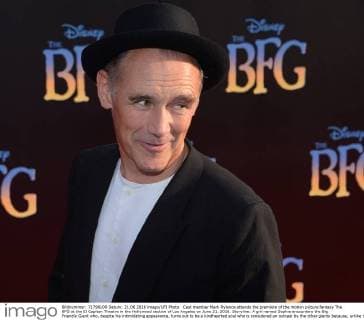 Cast member Mark Rylance attends the premiere of the motion picture fantasy The BFG at the El Capitan Theatre in the Hollywood section of Los Angeles on June 21, 2016. Storyline: A girl named Sophie encounters the Big Friendly Giant who, despite his intimidating appearance, turns out to be a kindhearted soul who is considered an outcast by the other giants because, unlike them, he refuses to eat children.  LAP2016062126 JIMxRUYMEN