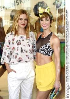 Anja Tillack und Isabell Horn bei der McFIT Fashion Show in den Galeries Lafayette. Berlin, 23.06.2016 Foto:xFredericx xFuturexImage