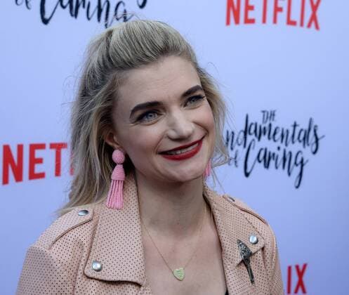 Cast member Megan Ferguson attends a screening of Netflix s motion picture drama The Fundamentals of Caring at the Arclight Cinema Dome in the Hollywood section of Los Angeles on June 23, 2016. Storyline: A man suffering an incredible amount of loss enrolls in a class about care-giving that changes his perspective on life.  LAP2016062303 JIMxRUYMEN