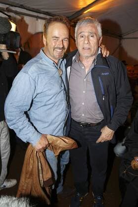 Till Demtroeder und Gojko Mitic bei der Premiere von Der Schatz im Silbersee bei den Karl-May-Spielen Bad Segeberg im Freilichttheater am Kalkberg. Bad Segeberg, 25.06.2016 Foto:xS.xGabschx xFuturexImage