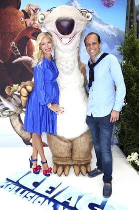 Oksana Kolenitchenko mit Ehemann Daniel Kolenitchenko bei der Premiere des Kinofilms Ice Age - Kollision voraus! Ice Age: Collision Course im Cinestar Sony Center. Berlin, 26.06.2016 Foto:xS.xGabschx xFuturexImage