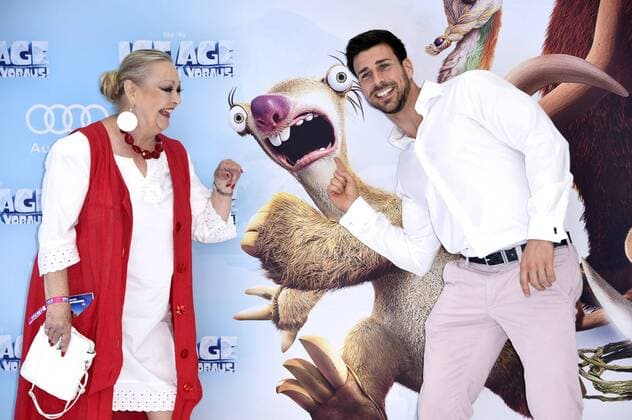 Barbara Schöne und Leonard Freier bei der Premiere des Kinofilms Ice Age - Kollision voraus! Ice Age: Collision Course im Cinestar Sony Center. Berlin, 26.06.2016 Foto:xFredericx xFuturexImage