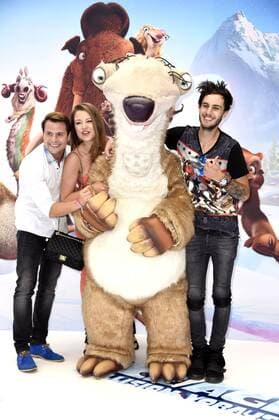 Rocco Stark, Joelina Drews und Marc Aurel Zeeb bei der Premiere des Kinofilms Ice Age - Kollision voraus! Ice Age: Collision Course im Cinestar Sony Center. Berlin, 26.06.2016 Foto:xFredericx xFuturexImage