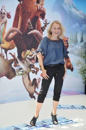 Deutschlandpremiere ICE AGE Kollision Voraus Nova Meierhenrich Ankunft zur Deutschlandpremiere ICE AGE Kollision Voraus im Cine Star SonyCenter in Berlin 26.06.2016