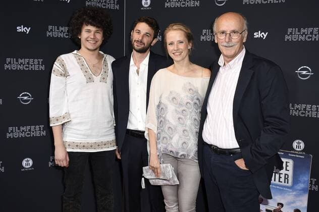 Razvan Enciu, Alex Margineanu, Susanne Bormann und Ovidiu Schumacher bei der Premiere von Die Reise mit Vater auf dem 34. Filmfest München 2016 im ARRI Kino. München, 26.06.2016 Foto:xP.xSchönbergerx xFuturexImage